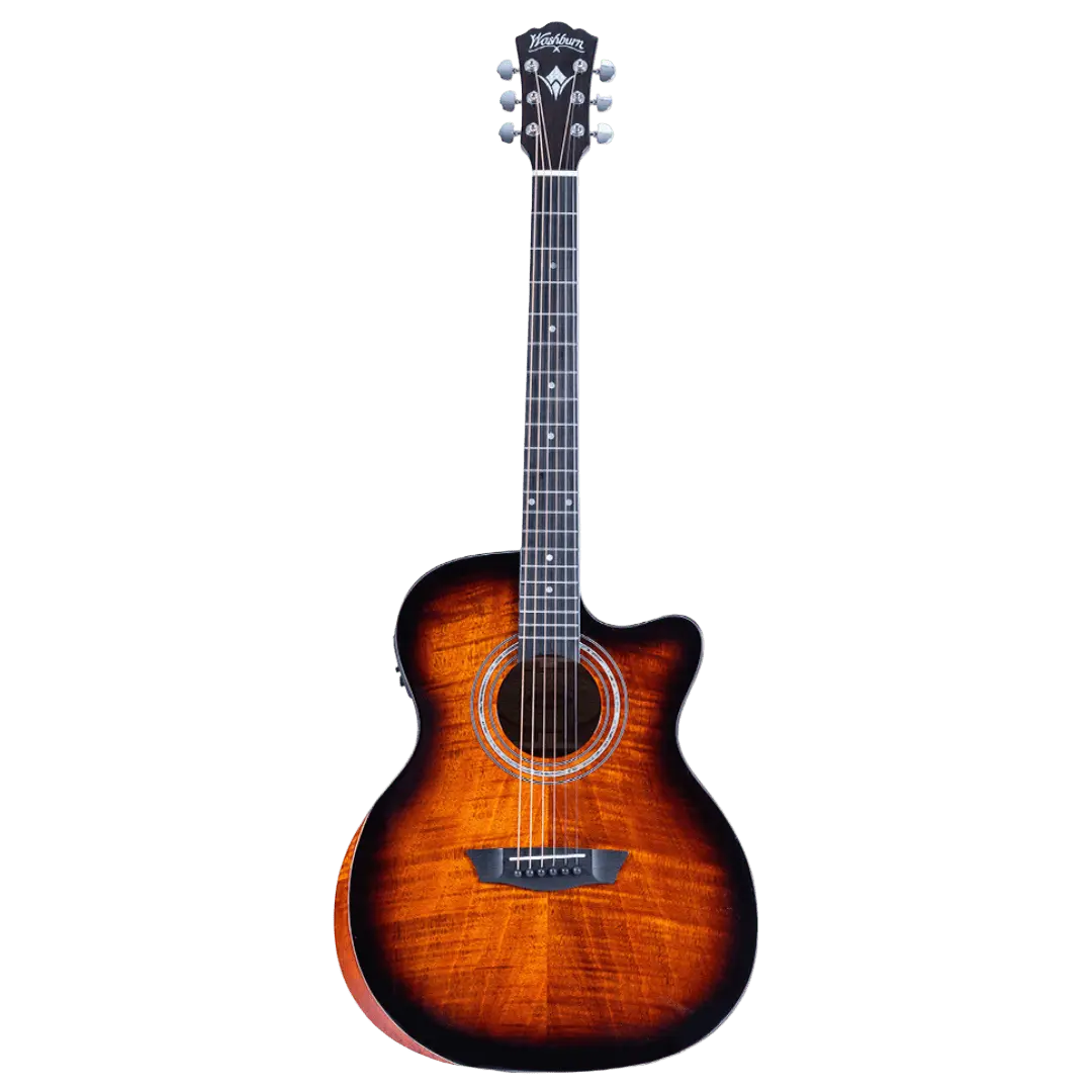 Washburm Comfort WCG12FCE Electro Acoustic Guitar w' £225 Custom Pro Setup Package Included - Image 13