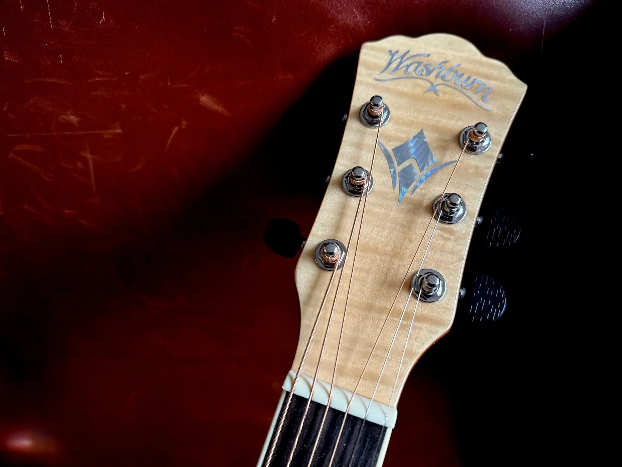 Washburn AG40CE Grand Auditorium - Natural Electro Acoustic Guitar w' £225 Custom Pro Setup Package Included - Image 10