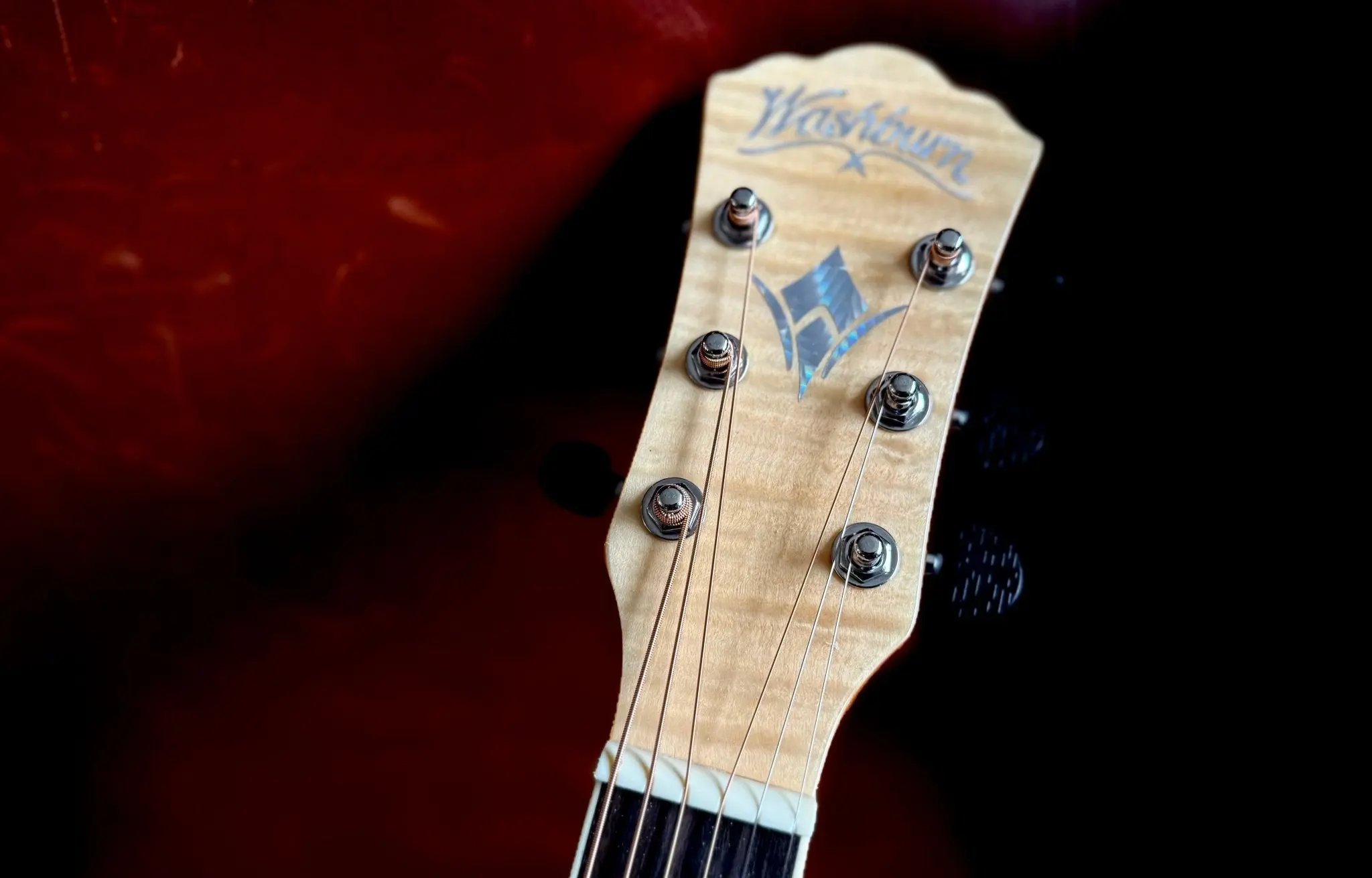 Washburn AG40CE Grand Auditorium - Natural Electro Acoustic Guitar w' £225 Custom Pro Setup Package Included - Image 11