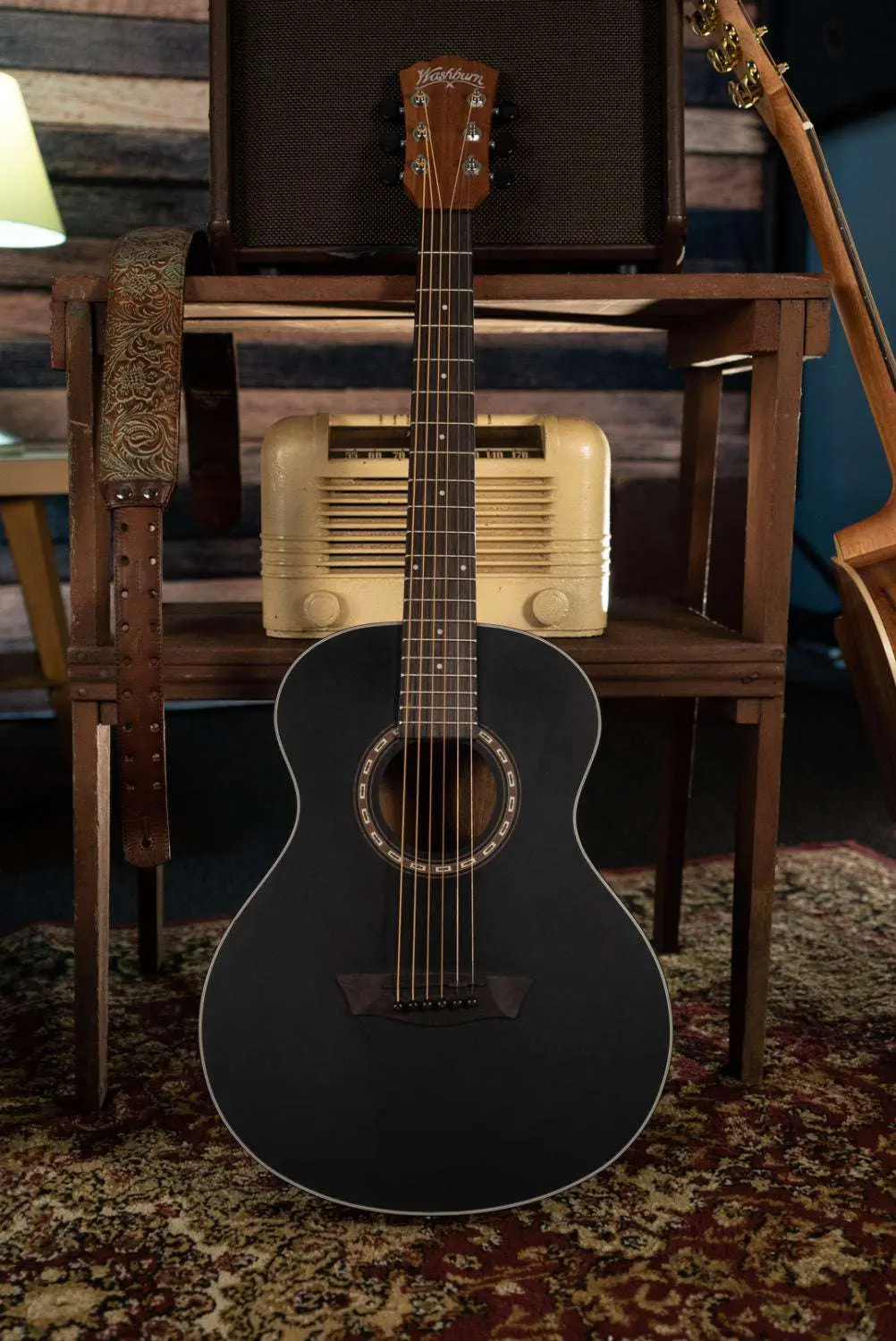 Washburn AGM5BMK-A-U Acoustic Guitar - Image 3