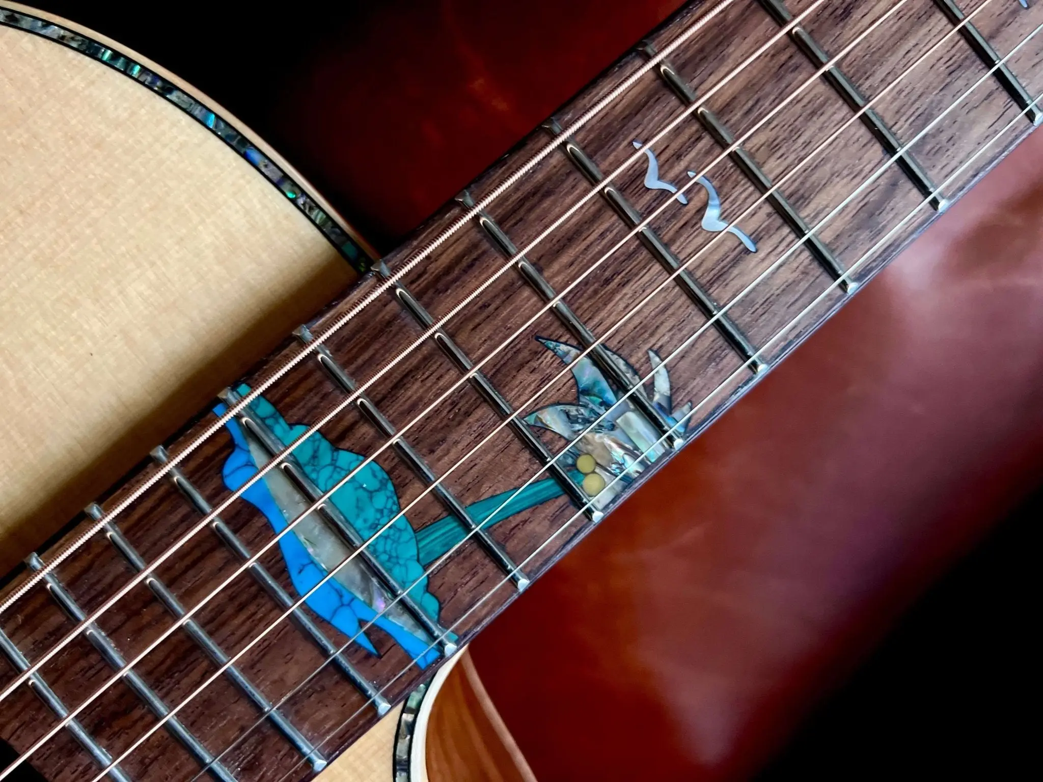Washburn Bella Tono ALLURE SC56S - Natural Electro Acoustic Guitar - Image 14