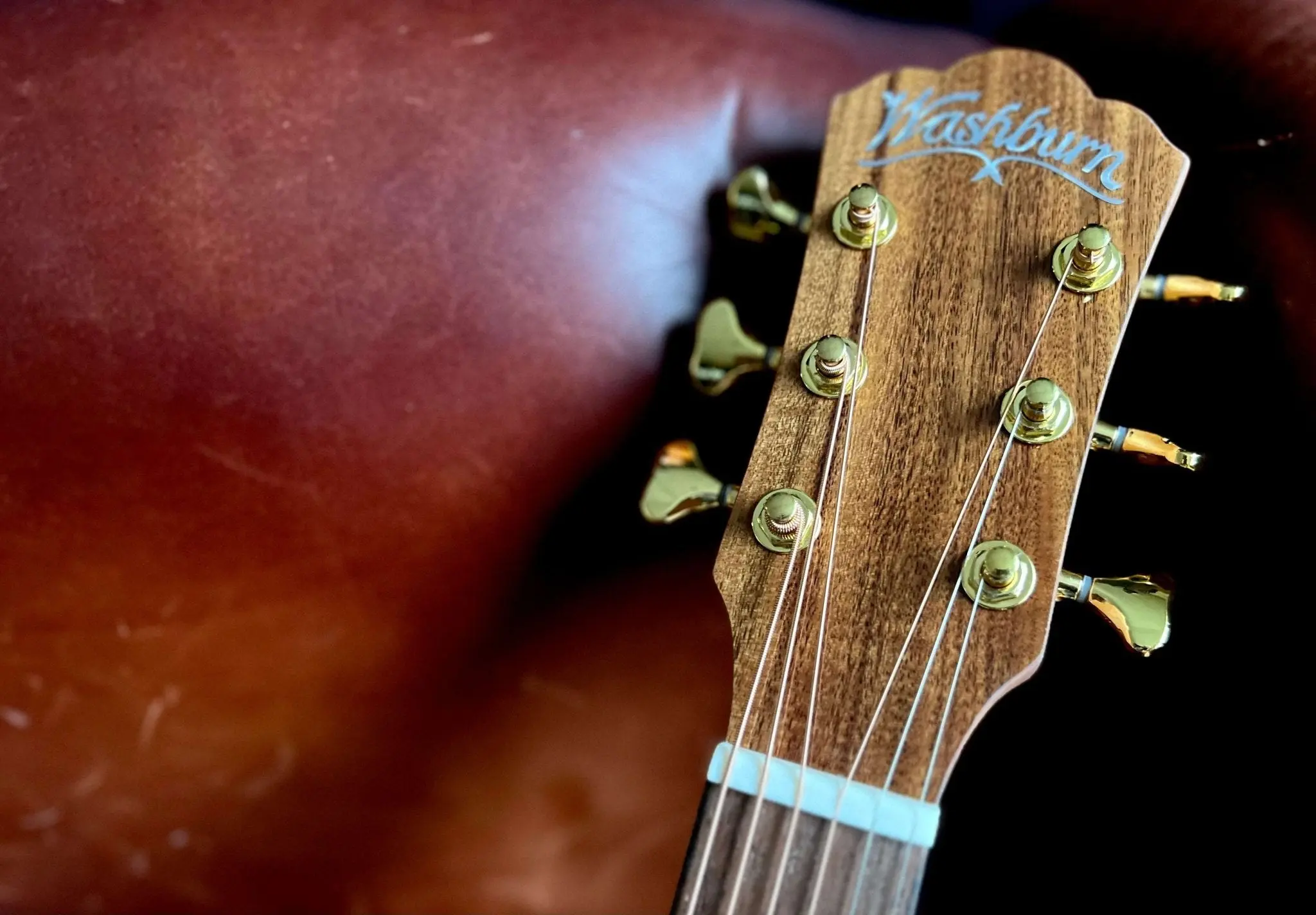 Washburn Bella Tono ALLURE SC56S - Natural Electro Acoustic Guitar - Image 5