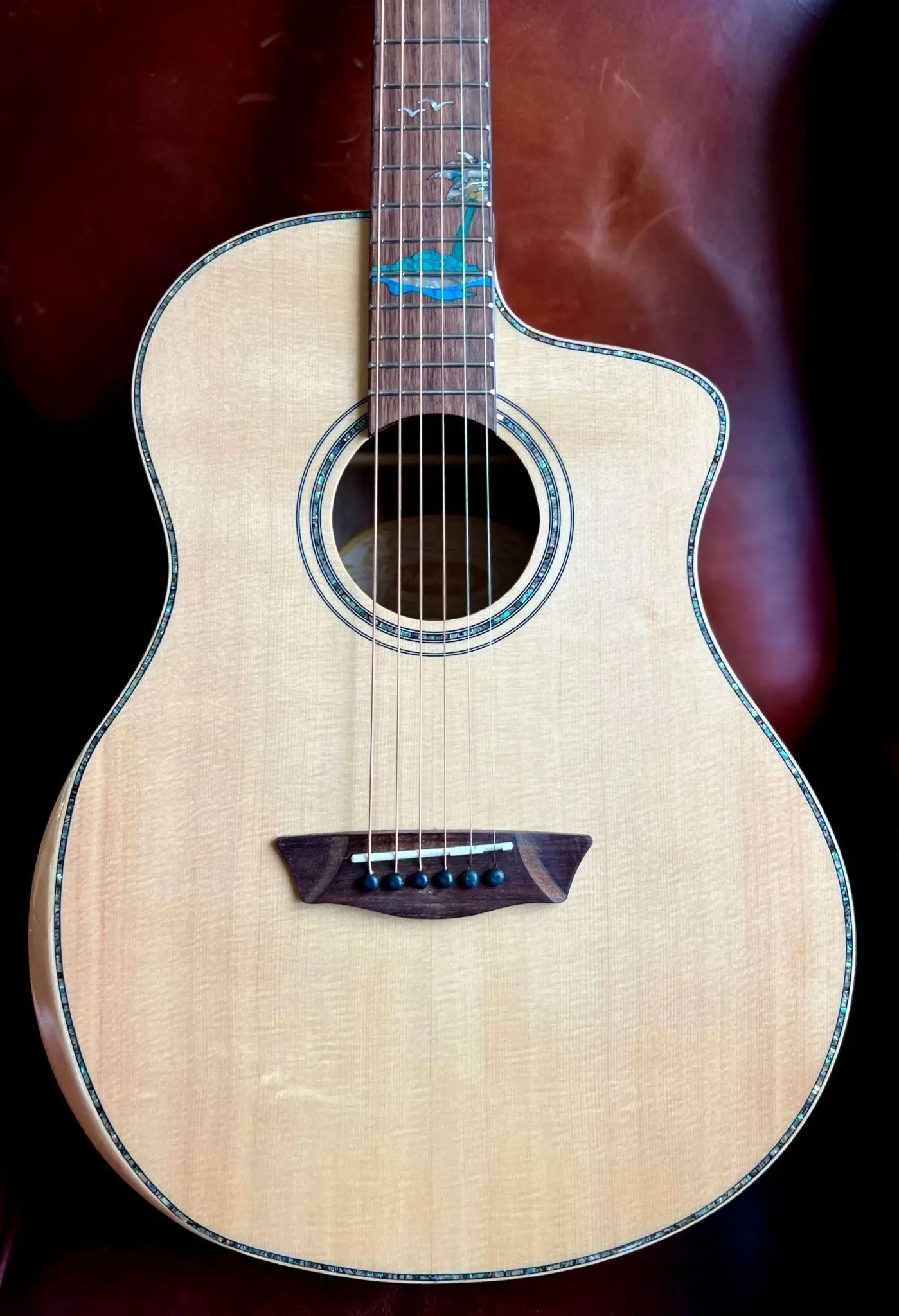 Washburn Bella Tono ALLURE SC56S - Natural Electro Acoustic Guitar - Image 6