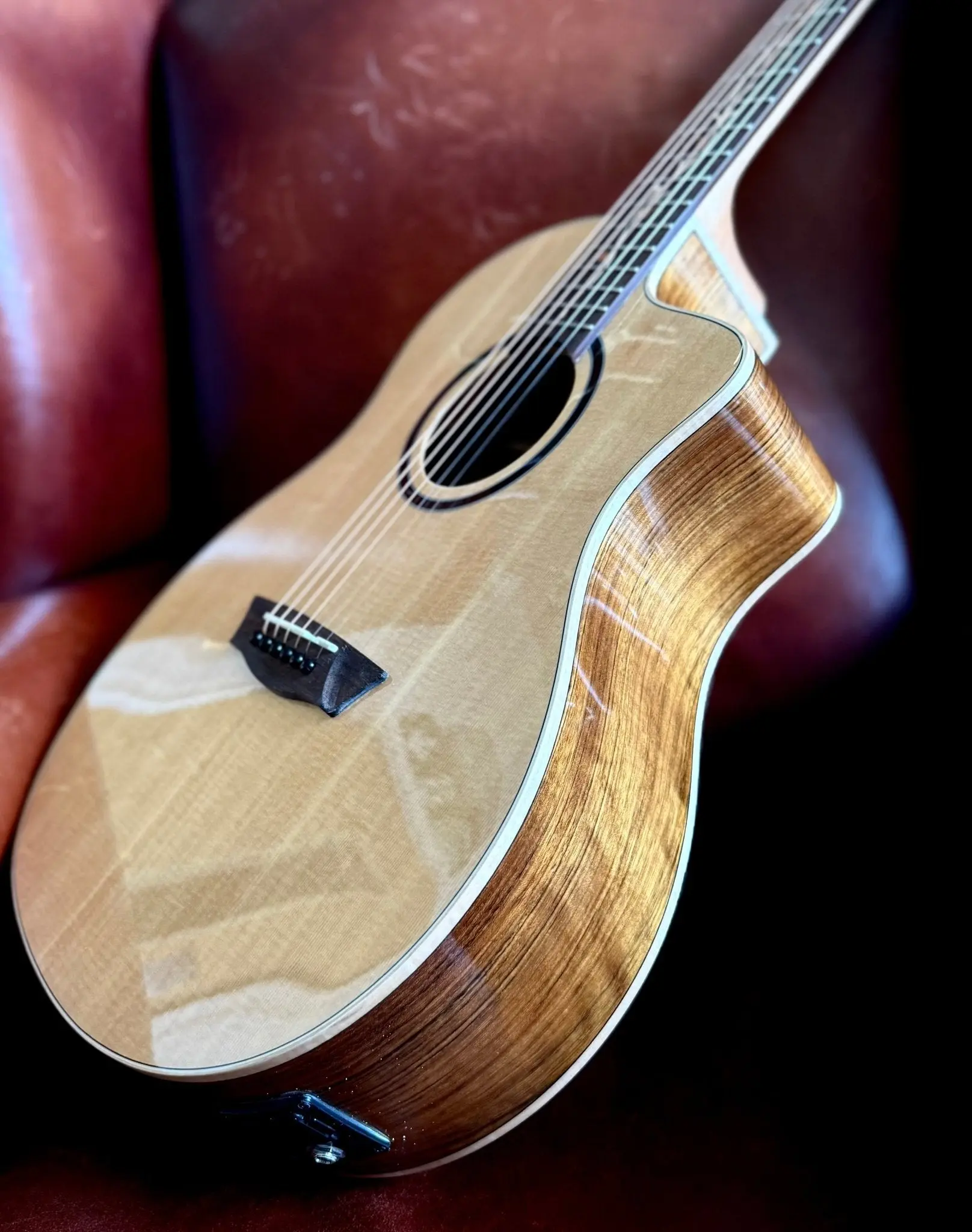 Washburn Bella Tono SUPREMA SC40SCE - Natural - NEW 2025 Electro Acoustic Guitar - Image 18