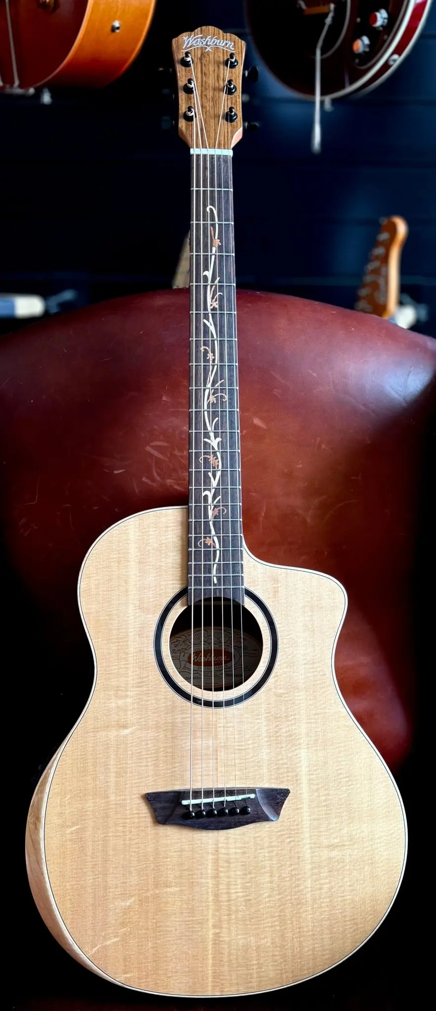 Washburn Bella Tono SUPREMA SC40SCE - Natural - NEW 2025 Electro Acoustic Guitar - Image 27