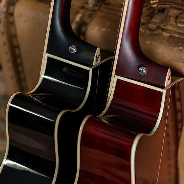 Washburn BURL ACE - Grand Auditorium - Amber Fade Electro Acoustic Guitar - Image 3
