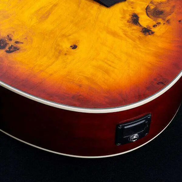 Washburn BURL ACE - Grand Auditorium - Amber Fade Electro Acoustic Guitar - Image 5