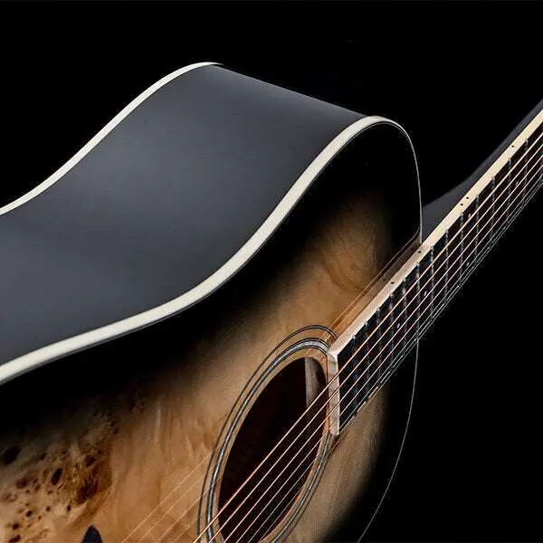 Washburn BURL D - Dreadnought - Black Fade Acoustic Guitar - Image 7
