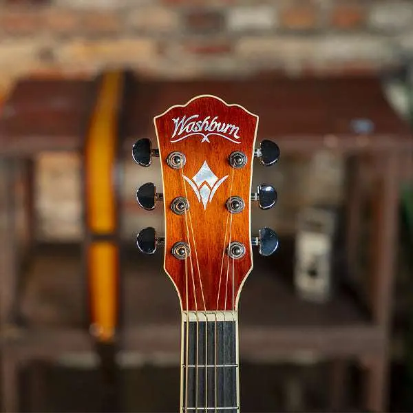 Washburn EA15 ITB - Mini Jumbo - Ice Tea Burst Electro Acousticc Guitar w' £225 Custom Pro Setup & Support Package - Image 4