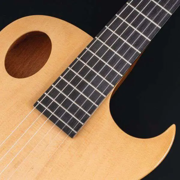 Washburn EACT42S - Thinline - Natural Electro Nylon Strung Guitar w'£225 Custom Pro Setup & Back Up Service - Image 3