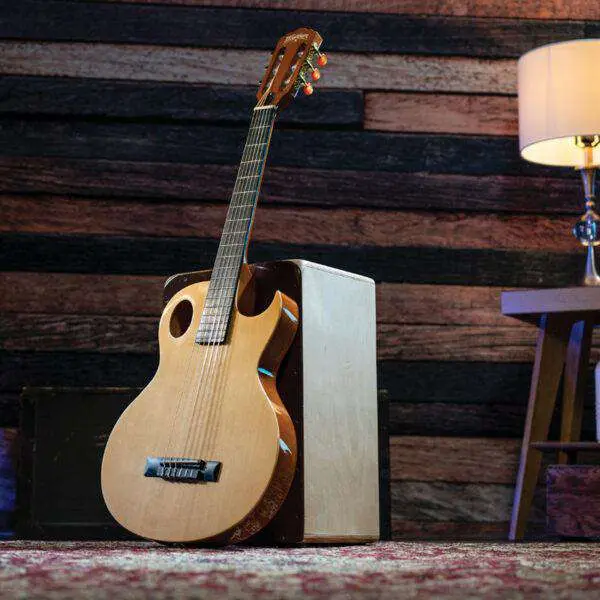 Washburn EACT42S - Thinline - Natural Electro Nylon Strung Guitar w'£225 Custom Pro Setup & Back Up Service - Image 8