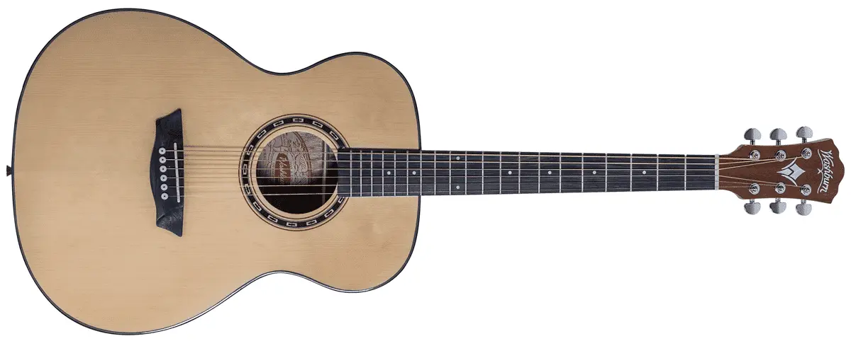 Washburn F5 Folk - Natural Acoustic Guitar - Image 10