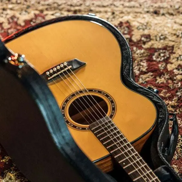 Washburn F5 Folk - Natural Acoustic Guitar - Image 2