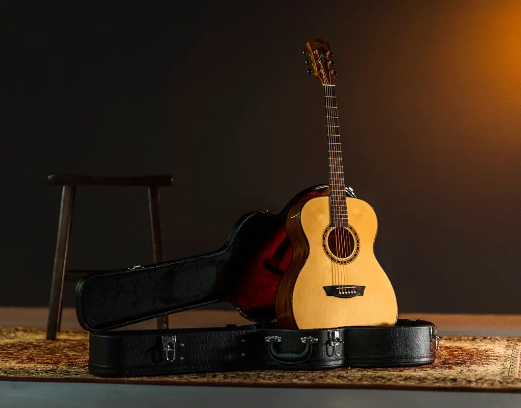 Washburn F5 Folk - Natural Acoustic Guitar - Image 3