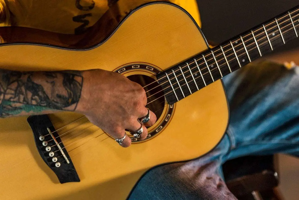Washburn F5 Folk - Natural Acoustic Guitar - Image 6