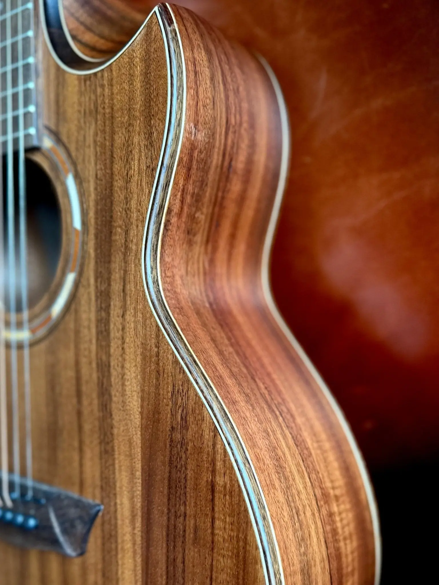 Washburn G-MINI 55 KOA - Mini/Travel - Natural Acoustic Guitar - Image 13