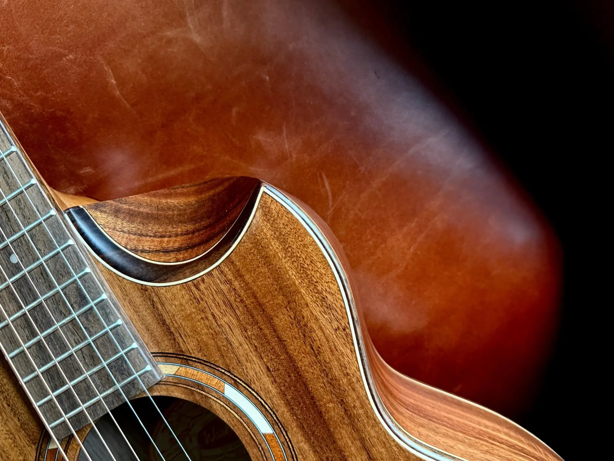 Washburn G-MINI 55 KOA - Mini/Travel - Natural Acoustic Guitar - Image 14