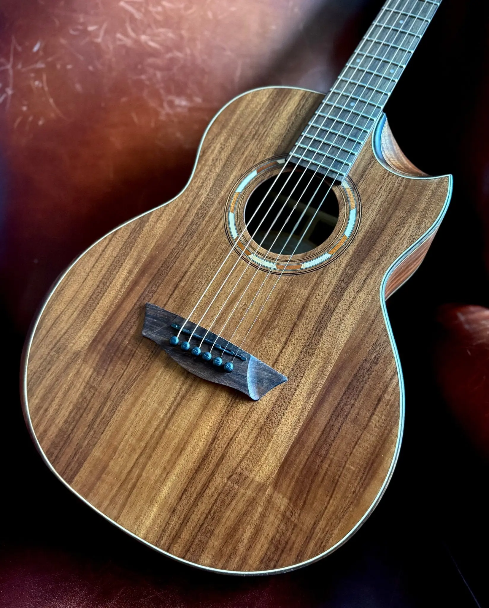 Washburn G-MINI 55 KOA - Mini/Travel - Natural Acoustic Guitar - Image 15