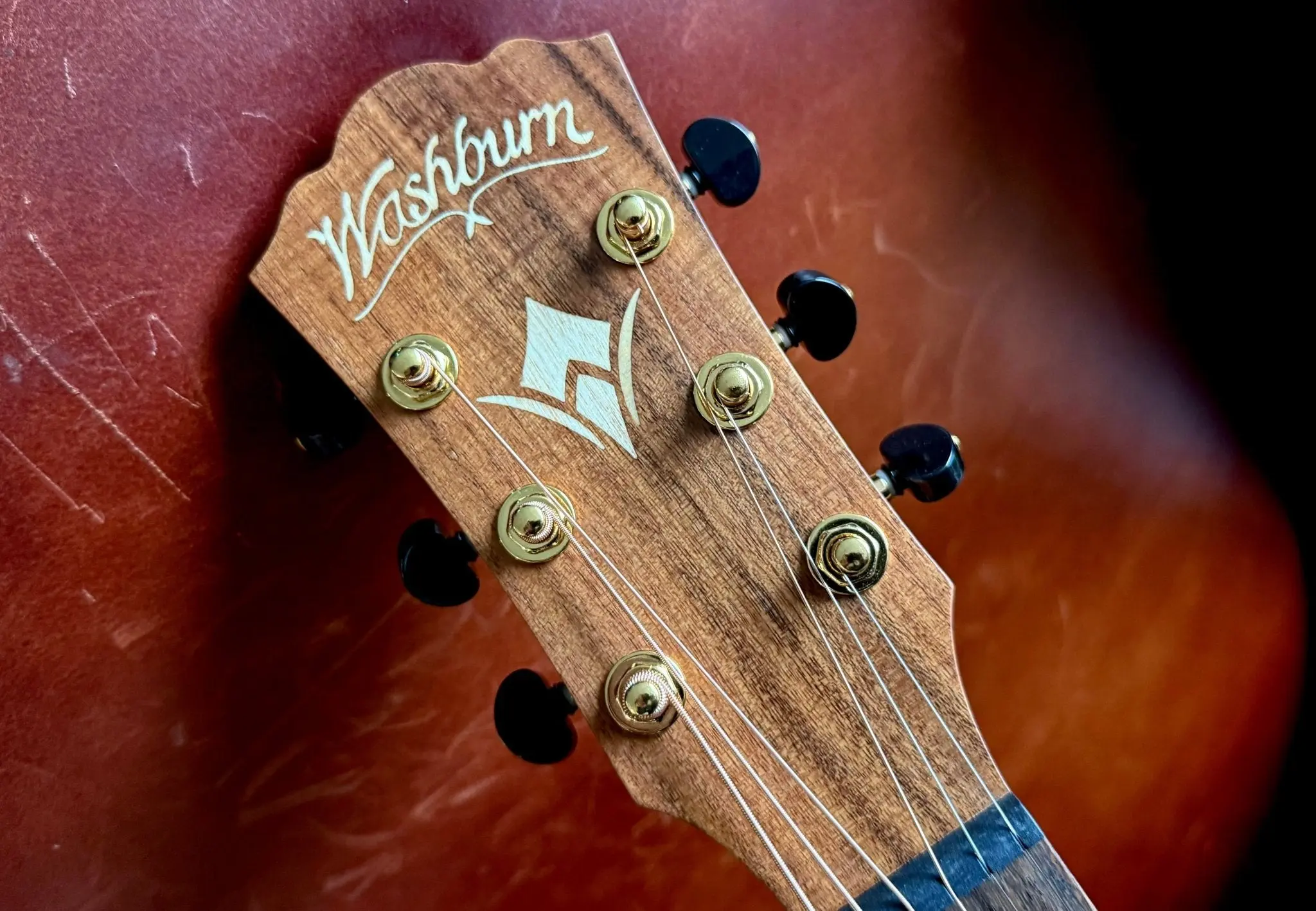 Washburn G-MINI 55 KOA - Mini/Travel - Natural Acoustic Guitar - Image 19