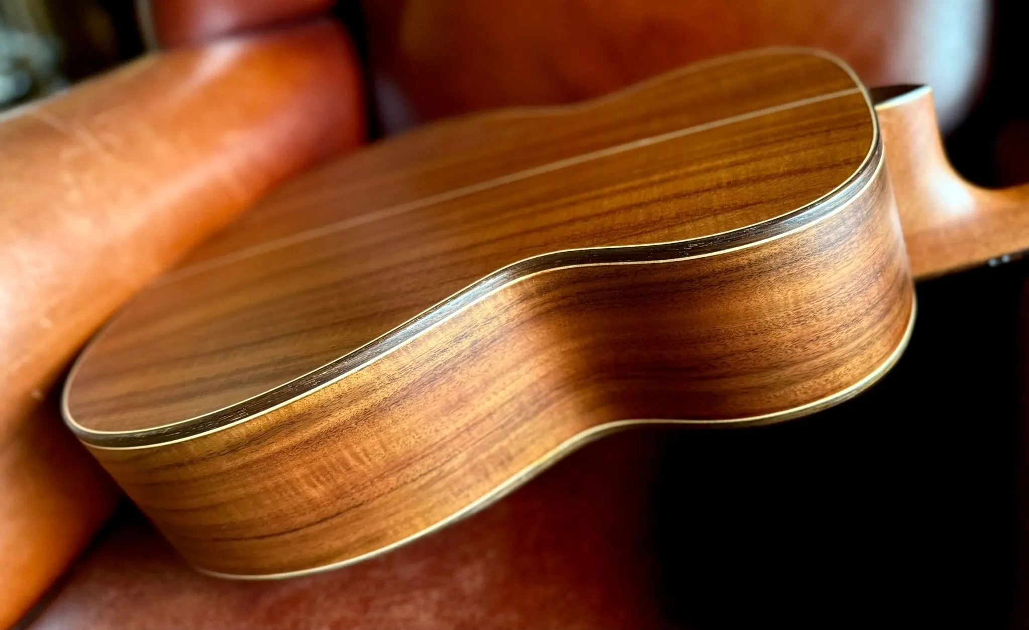 Washburn G-MINI 55 KOA - Mini/Travel - Natural Acoustic Guitar - Image 3