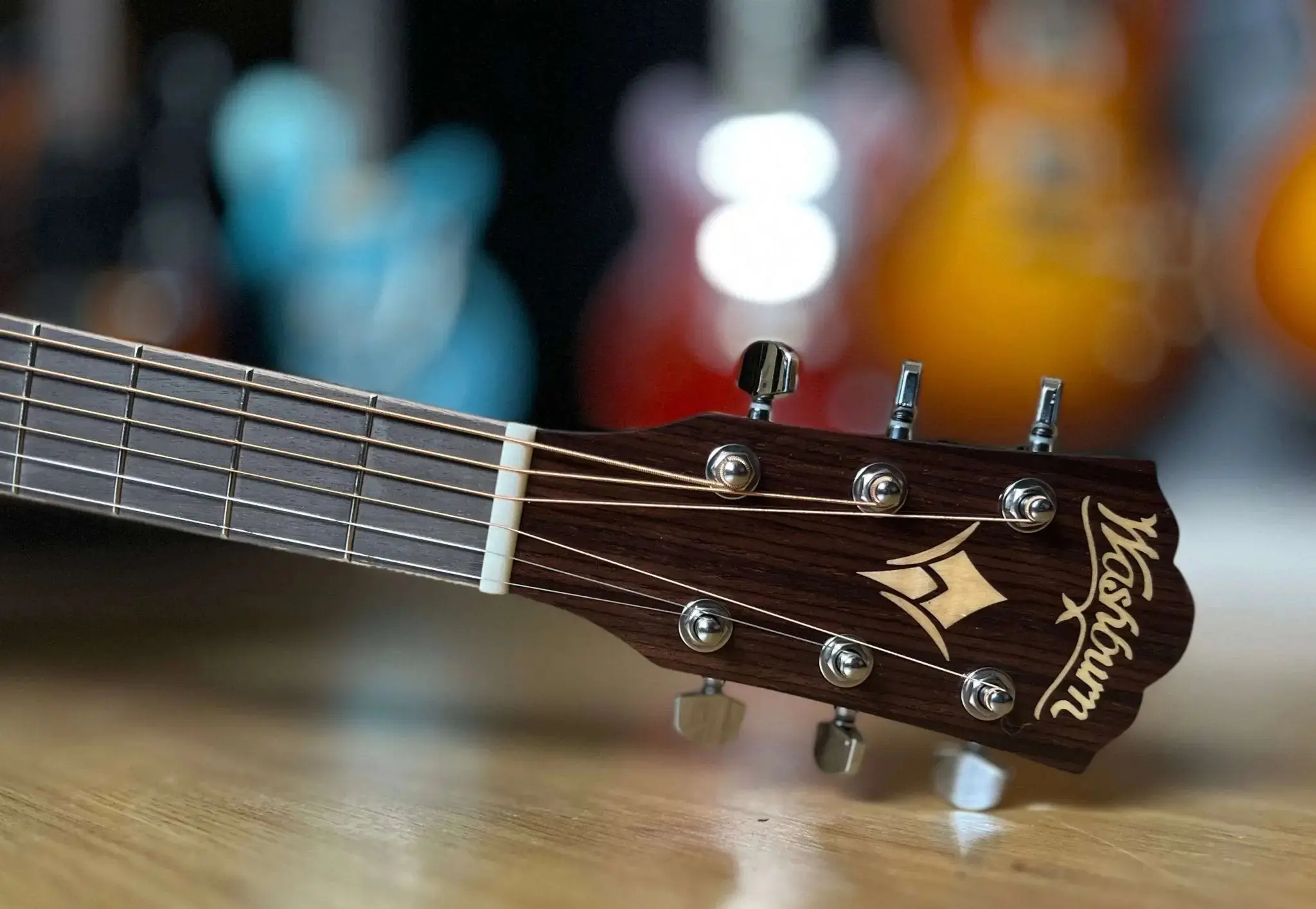 Washburn G20SCE - Grand Auditorium - Natural Electro Acoustic Guitar - Image 24