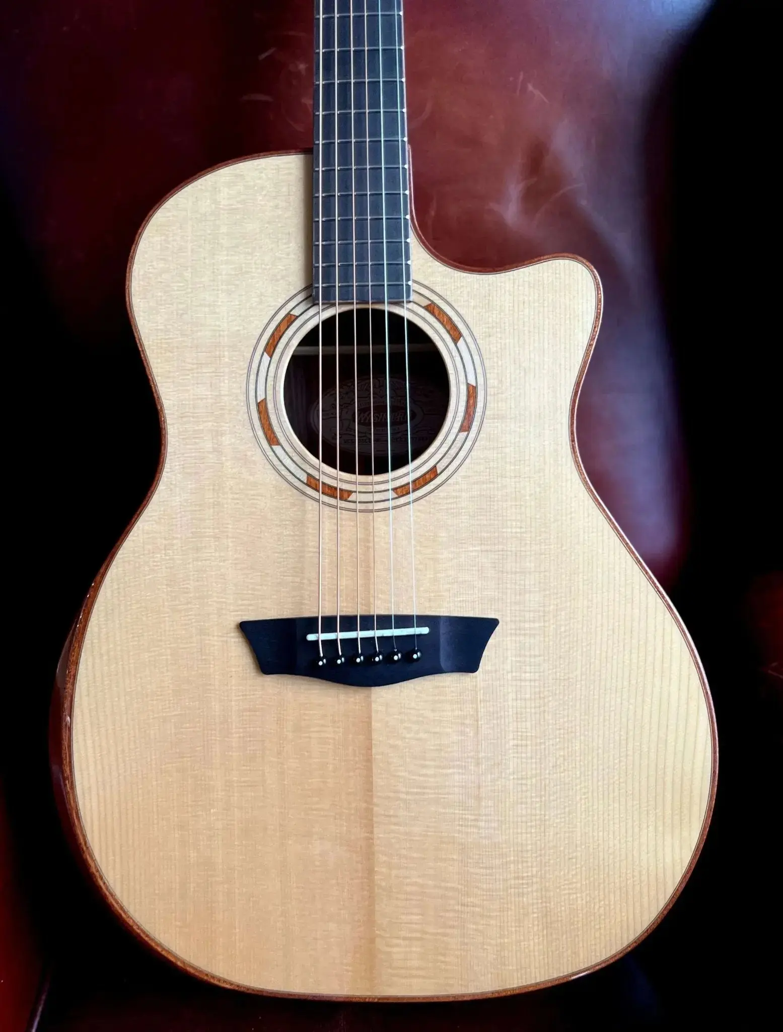 Washburn G20SCE - Grand Auditorium - Natural Electro Acoustic Guitar - Image 6