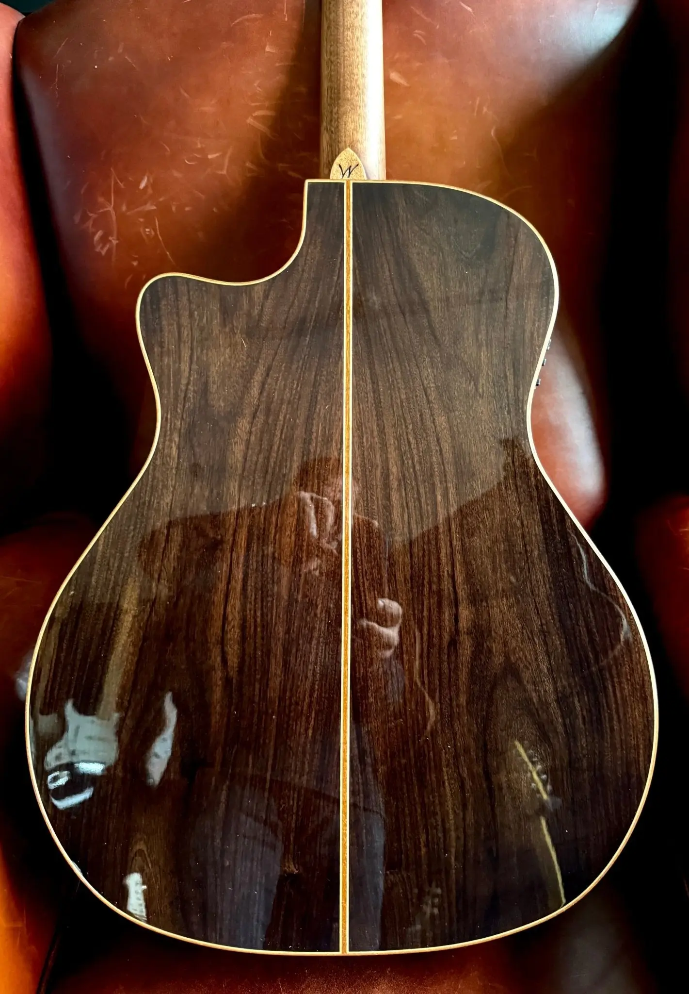 Washburn G25SCE w/CASE - Grand Auditorium - Natural Electro Acoustic Guitar - Image 6