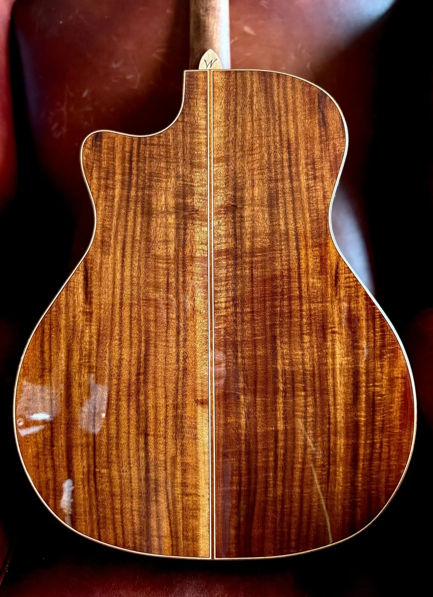 Washburn G55CE KOA w/ CASE - Grand Auditorium - Natural Electro Acoustic Guitar - Image 11