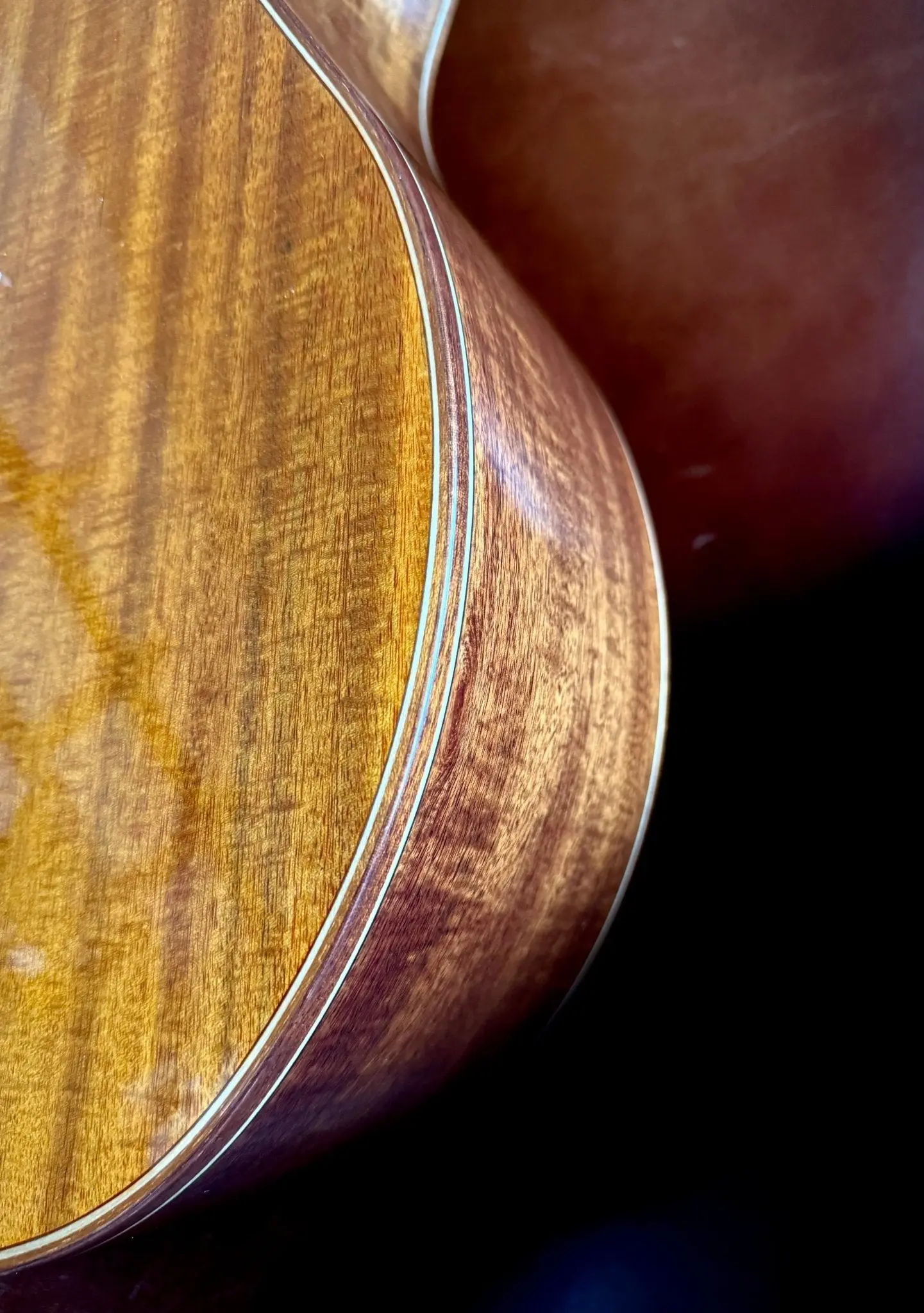 Washburn G55CE KOA w/ CASE - Grand Auditorium - Natural Electro Acoustic Guitar - Image 12
