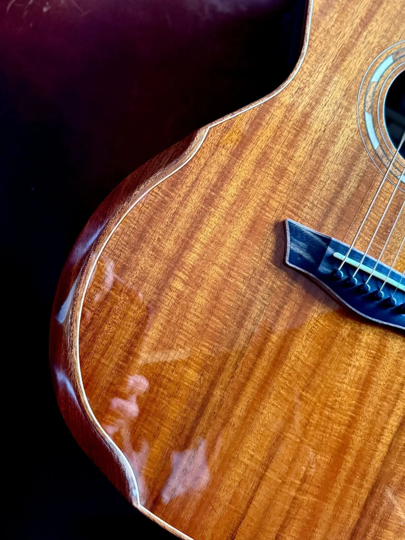 Washburn G55CE KOA w/ CASE - Grand Auditorium - Natural Electro Acoustic Guitar - Image 13