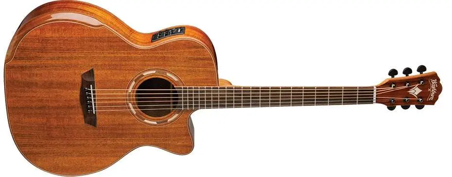 Washburn G55CE KOA w/ CASE - Grand Auditorium - Natural Electro Acoustic Guitar - Image 21