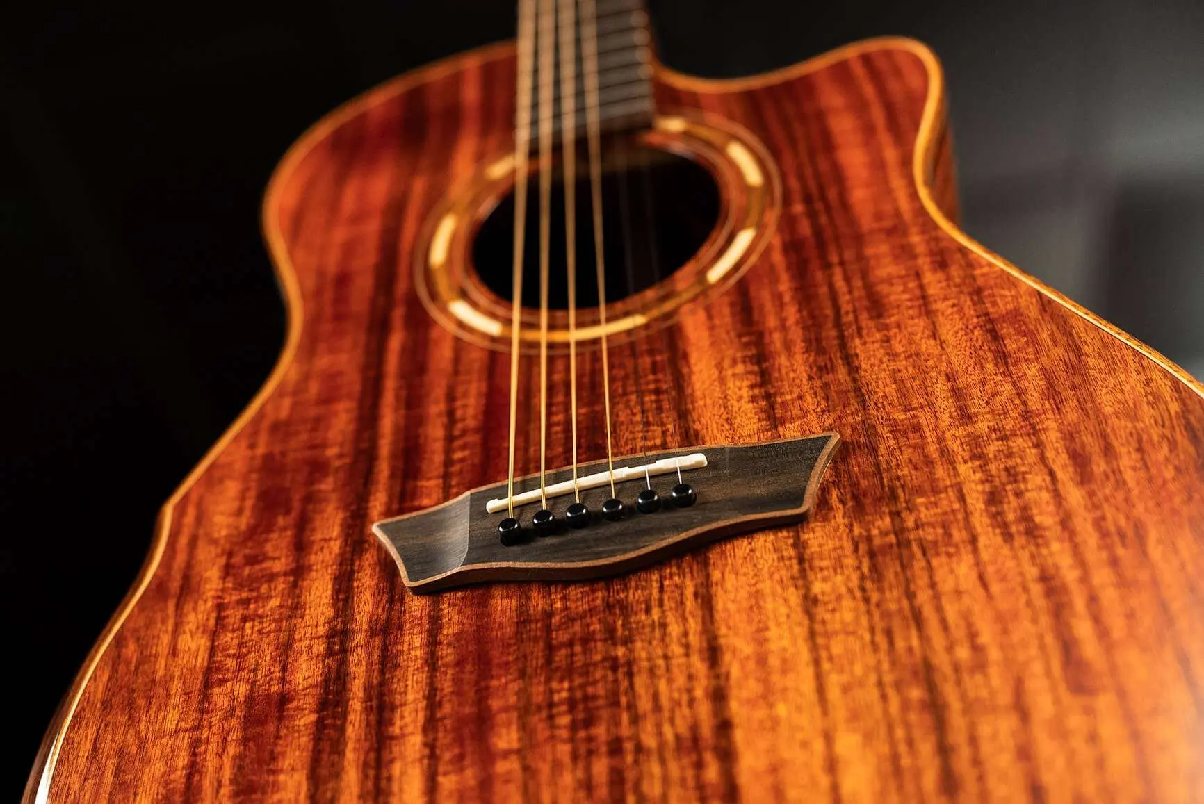 Washburn G55CE KOA w/ CASE - Grand Auditorium - Natural Electro Acoustic Guitar - Image 24