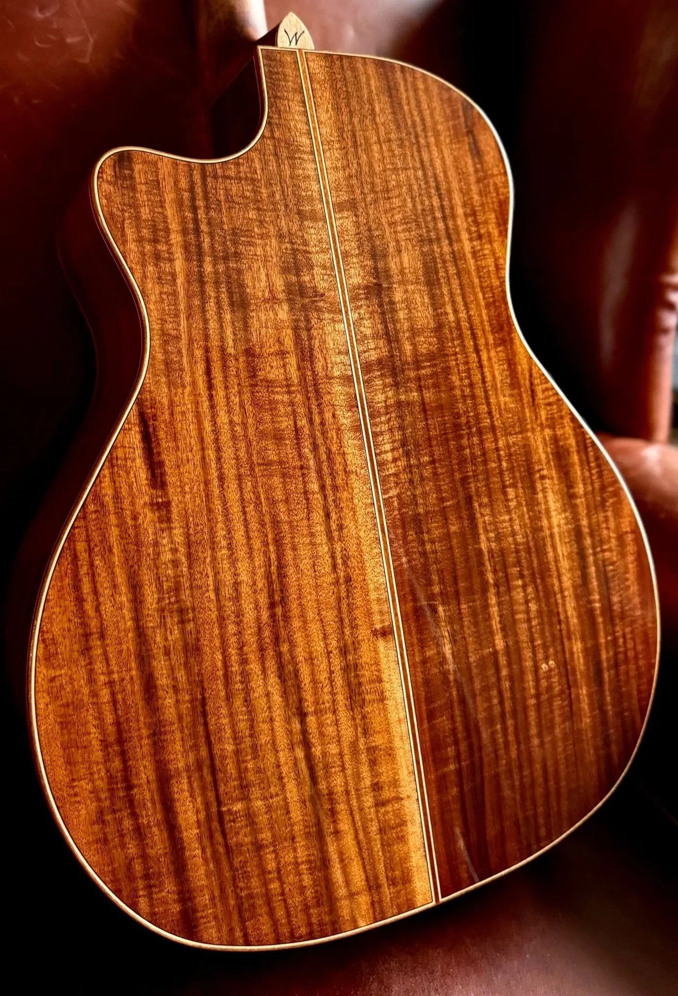 Washburn G55CE KOA w/ CASE - Grand Auditorium - Natural Electro Acoustic Guitar - Image 9