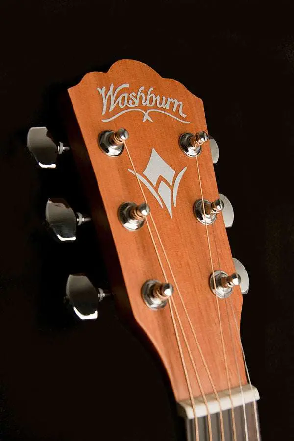 Washburn G7SCE- Grand Auditorium - Natural Electro Acoustic Guitar - Image 3