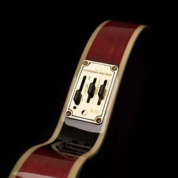 Washburn M3SWE - Mandolin - Trans Wine Red Mandolin - Image 5