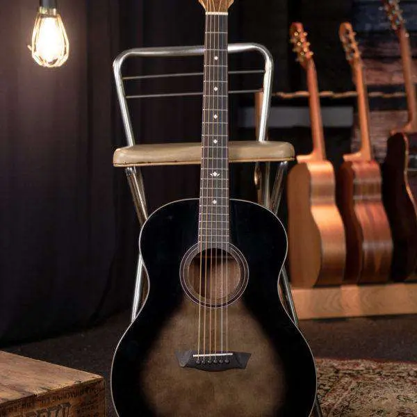 Washburn NOVO S9 - Gloss Charcoal Burst Electro Acoustic Guitar - Image 2