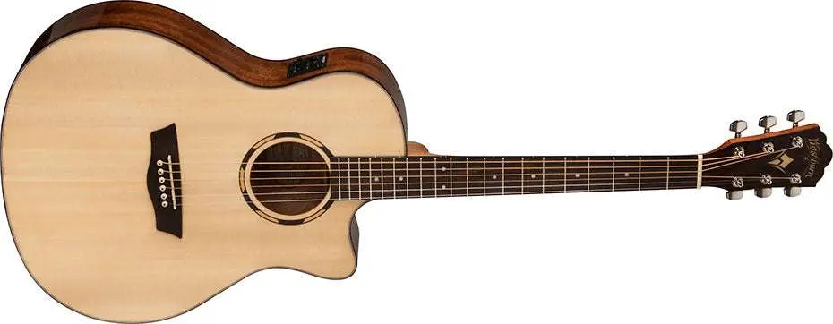 Washburn O10SCE- Orchestra - Natural Electro Acoustic Guitar - Image 2
