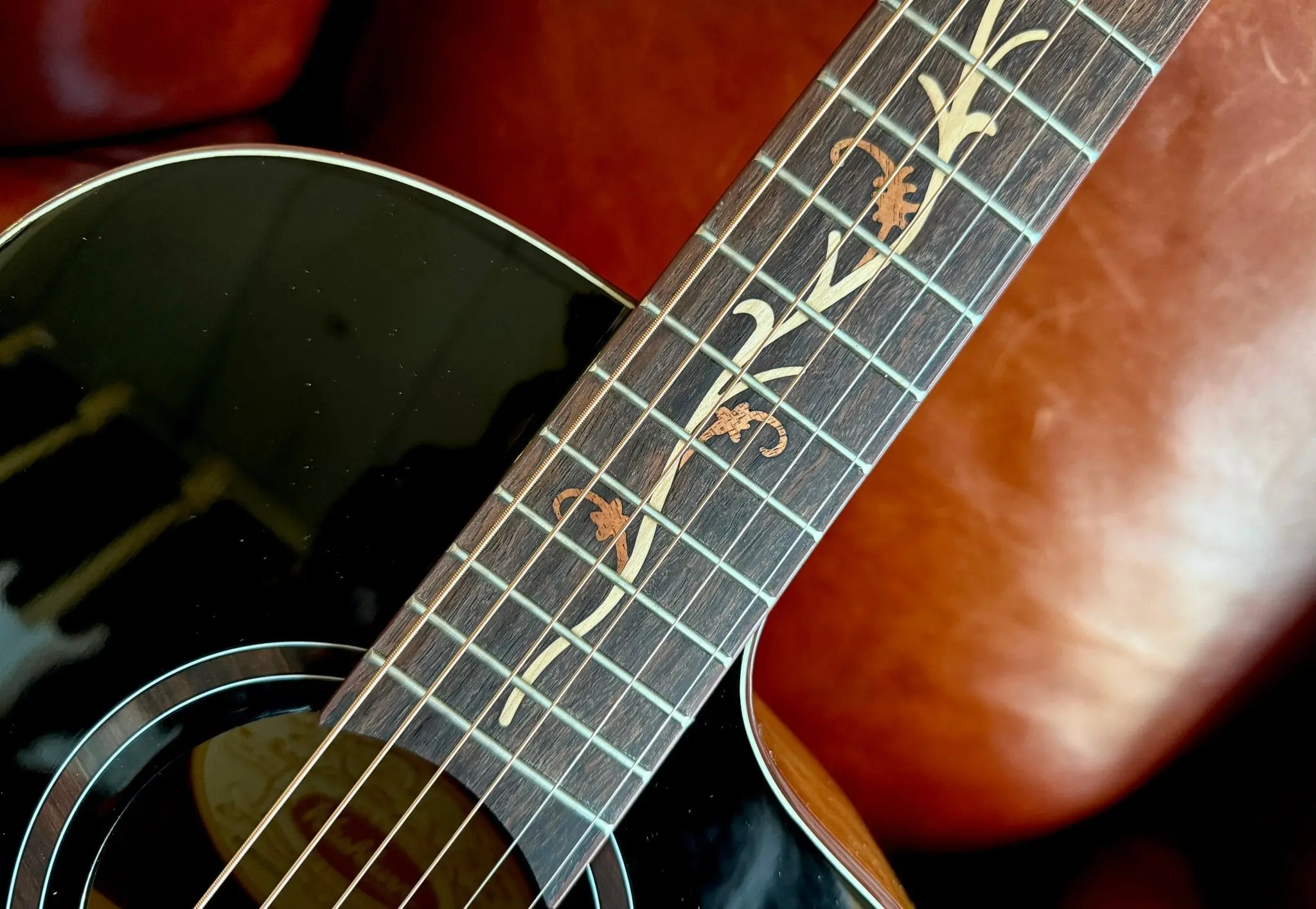 Washburn Bella Tono VITE-S9V - Gloss Charcoal Burst Electro Acoustic Guitar w' £225 Custom Pro Setup & Support Package - Image 2