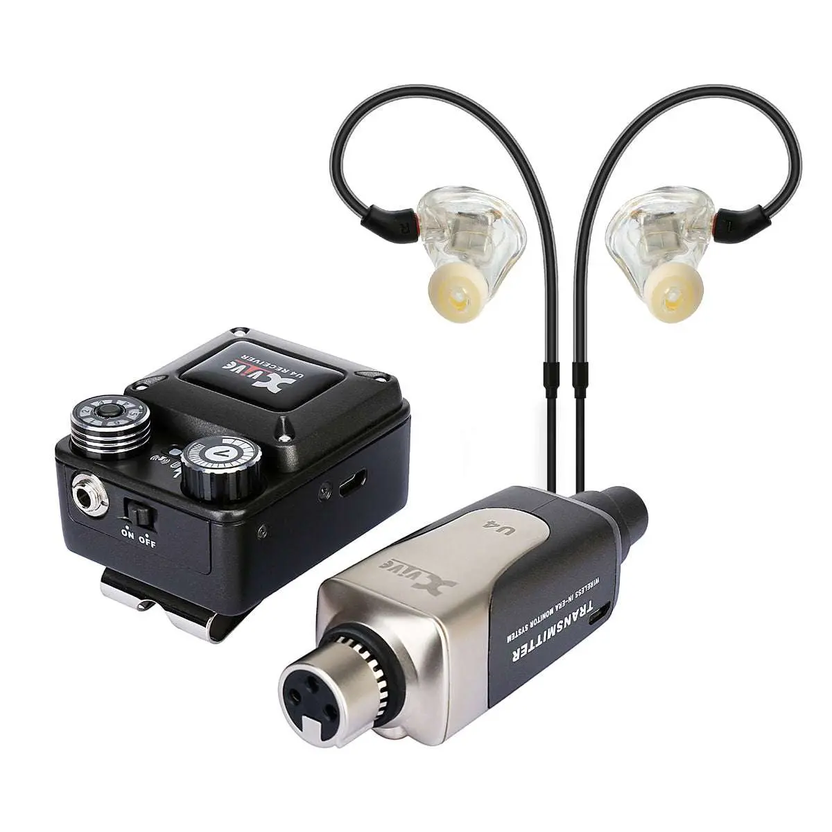 Xvive In-Ear Monitor Wireless System with T9 In-Ear Monitors and Travel Case - Image 2