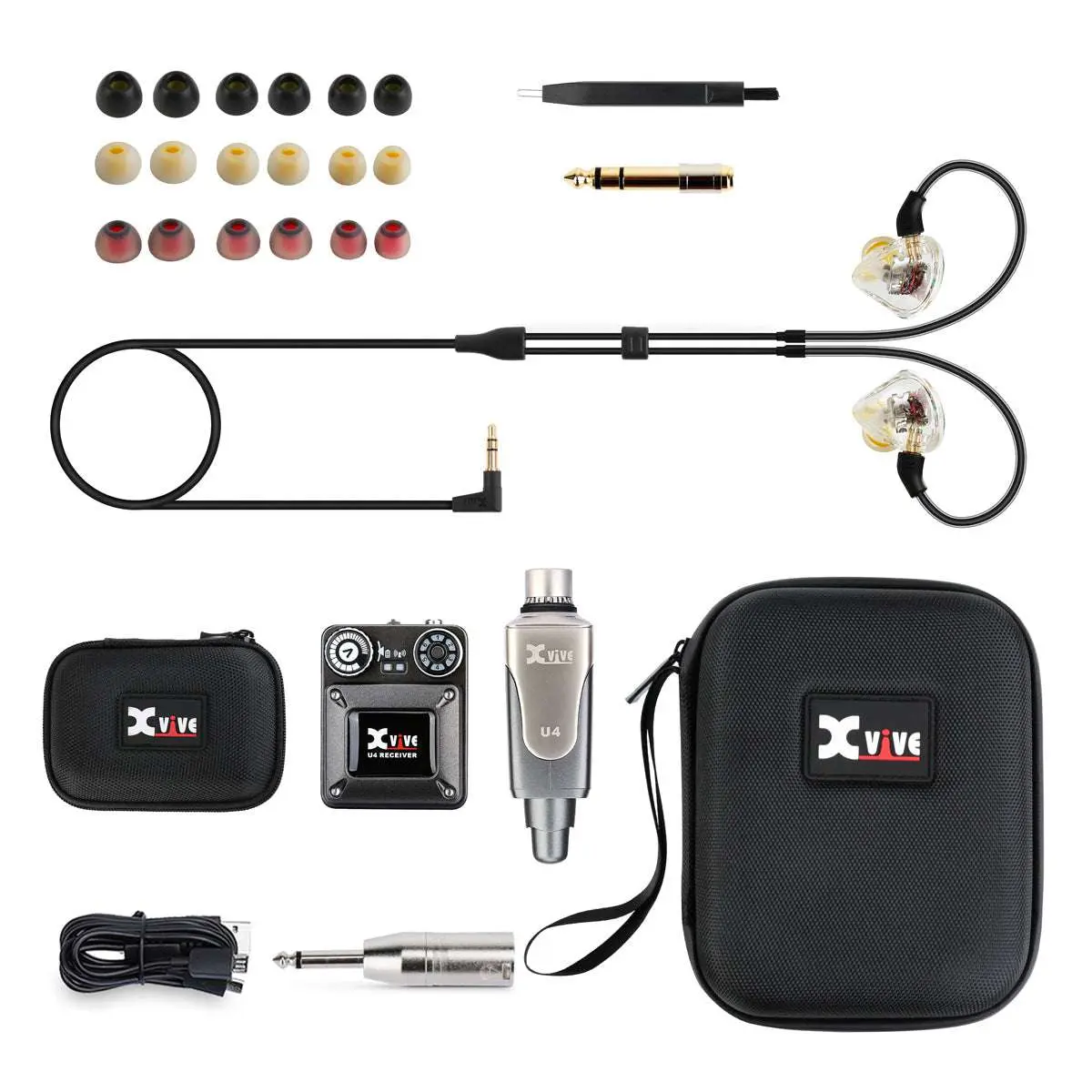 Xvive In-Ear Monitor Wireless System with T9 In-Ear Monitors and Travel Case - Image 4