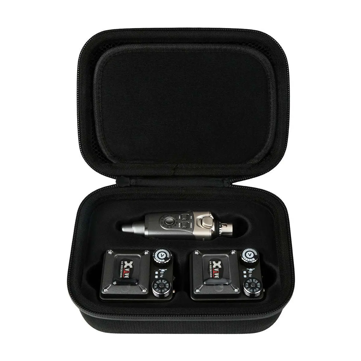 Xvive Travel Case for U4R2 In-Ear Monitor Wireless System (2 Receivers) - Image 5