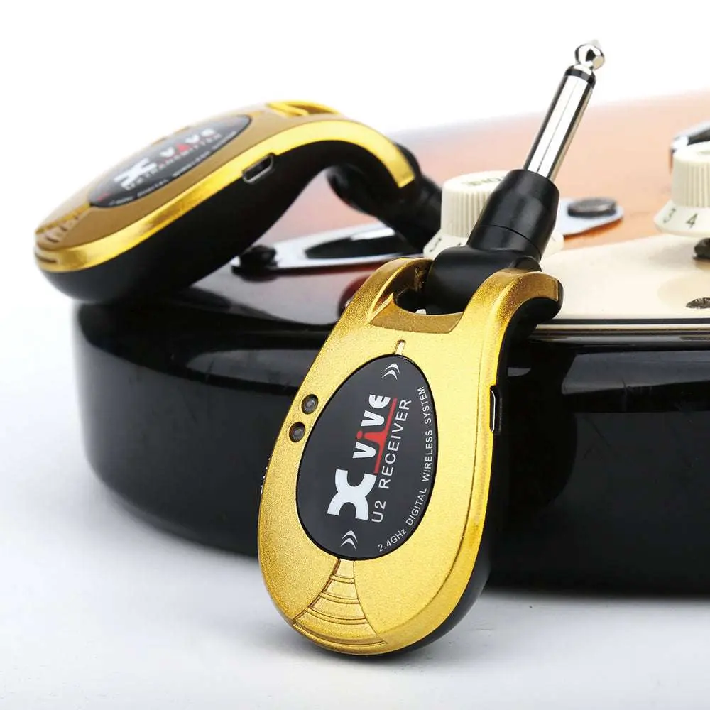 Xvive XU2 Wireless Guitar System ~ Gold - Image 2