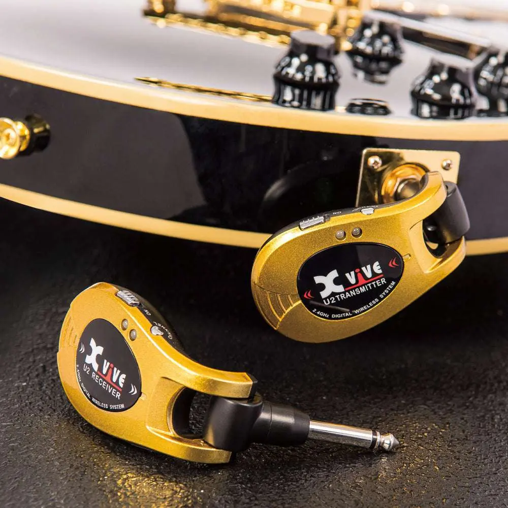Xvive XU2 Wireless Guitar System ~ Gold - Image 4