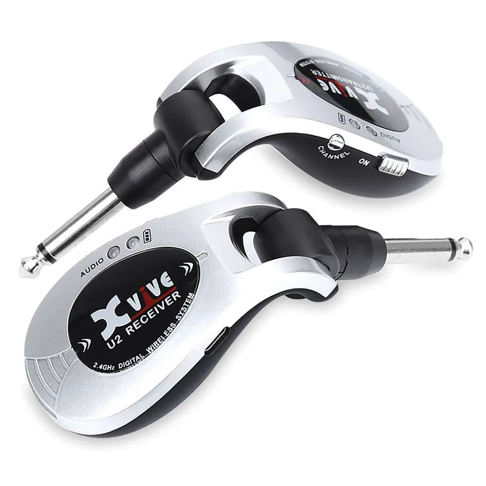 Xvive XU2 Wireless Guitar System ~ Silver - Image 4